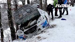 Jänner Rallye 2015  Action amp Crash [upl. by Eidroj]