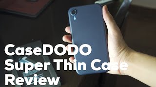 CaseDODO Super Thin Case Review iPhone XR [upl. by Stegman192]