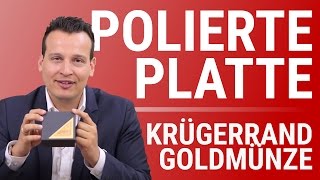 Krügerrand Goldmünze als Polierte Platte  5000 Stück weltweit  1 Unze Gold 50 Jahre Jubiläum [upl. by Novad]