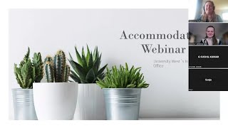 Autumn 2024 Accommodation Webinar [upl. by Ynneh]