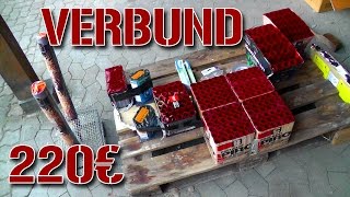 220€ Feuerwerk Verbund  Aufbau amp Zündung  FireworksandBalloons [upl. by Elockcin580]