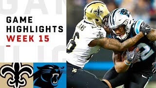 Saints vs Panthers Week 15 Highlights  NFL 2018 [upl. by Aciretnahs295]