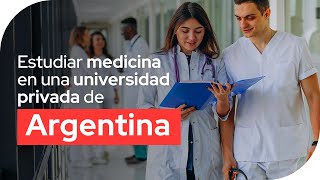 Estudiar medicina en una universidad privada de Argentina  Fundación Barceló [upl. by Alfy]