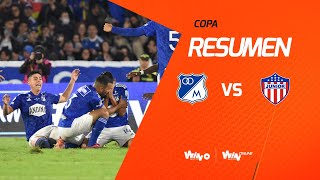 Millonarios vs Junior Resumen y goles Copa BetPlay Dimayor 2022  Final Vuelta [upl. by Stiegler]