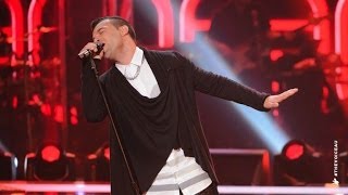 C Major sings Blurred Lines  The Voice Australia 2014 [upl. by Forelli719]