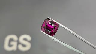 Purple garnet Rhodolite cushion cut 1110 carats 7478 [upl. by Isoais]