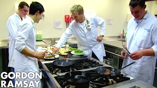 Chef Ramsay Teaches Amateur Butchers How to Cook A Perfect Steak  Gordon Ramsay [upl. by Kristoforo]