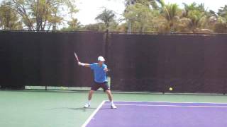 Tomas Berdych warm up [upl. by Nosliw]