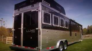 Lakota  Luxe Living Quarter Horse Trailers [upl. by Annavahs705]