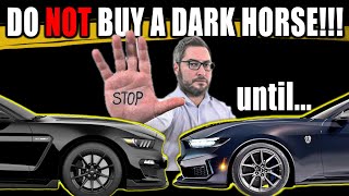 Why You Should Think Hard Before You Buy a 2024 Mustang Dark Horse GT350 vs Dark Horse Review [upl. by Turino]