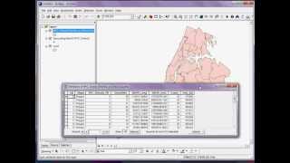 GIS Tutorial How to perform a spatial join in ArcMap [upl. by Noslen784]