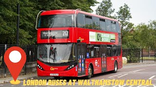 Londons Buses at Walthamstow Central on 12th February 2023 [upl. by Tomkin]