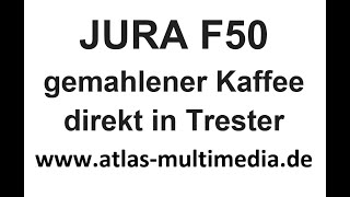 Jura F50 kein Kaffee Wasser in der Auffangschale trockenes Kaffeepulver in der Trester [upl. by Noiramed7]