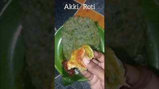 Akki Roti recipe tamil short tasty [upl. by Enilram386]