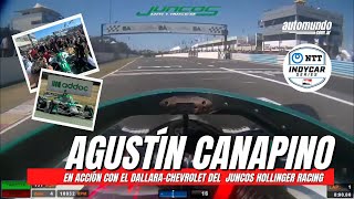 Agustin Canapino IndyCar Onboard en Buenos Aires [upl. by Naffets]