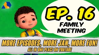 Jan Cartoon in Urdu  Family Meeting  Official Cartoon Remastered  S01 E16 [upl. by Balduin]