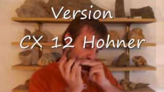 comparaison de 3 harmonicas chromatiques sur gabriels oboe  Harmonica tabs [upl. by Aramot]