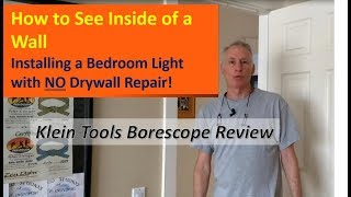 How to See Inside a Wall  Klein Tools VideoScope Review [upl. by Rma928]