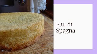 PAN DI SPAGNA soffice e leggero  Base per torte a piani [upl. by Amaleta]