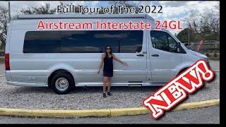 Tour the NEW 2022 Airstream Interstate 24GL BClass RV  Van [upl. by Ynffit137]