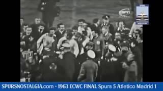 1963 European Cup Winners Cup Final  Spurs 5 Atletico Madrid 1 [upl. by Arimay]