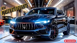 Luxury SUV Maserati Levante NEW 2025 is Here  Exclusive First Look [upl. by Aihseuqal692]