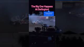 Huge Crash at Darlington automobile nascar racing nascarracing crash darlington fyp viral [upl. by Adlesirk]