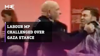 Deputy Labour MP confronted by proPalestine activists during fundraiser [upl. by Nedac]