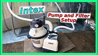 Intex Pump and Filter setup Intex sf901101 [upl. by Ella]