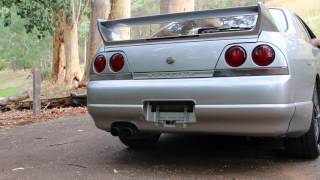 R33 GTST Stock Exhaust [upl. by Minerva]