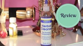 ORS HERBAL CLEANSE DRY SHAMPOO REVIEW [upl. by Nutter]