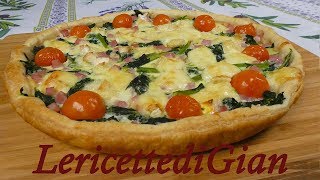 Pizza rustica svuotafrigo  Facile e veloce pronta in 5 minuti  LericettediGian [upl. by Dowell695]