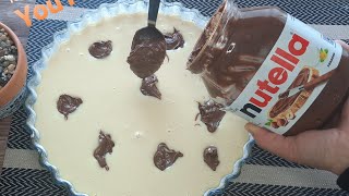 gâteau facile au Nutella dune manière que vous navez jamais vu🙈 ‼️avec peu dingrédients [upl. by Ahsimak496]