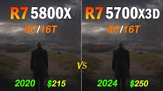 AMD Ryzen 7 5700X3D vs Ryzen 7 5800X  Wich is better for Gaming [upl. by Attalanta339]