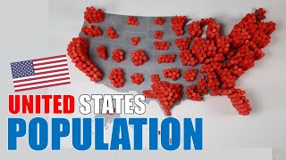 The population of the United States visualized [upl. by Hassett]