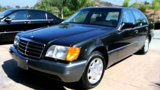 Mercedes Benz W140 S600 S500 600SEL 300SE Excellent 54K orig Miles S 600 500 320 [upl. by Noyerb]