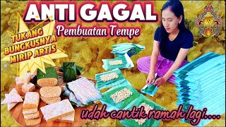 Tutorial Membuat Tempe Mendoan Mentah Khas Banyumas Dijamin Berhasil indonesianculture [upl. by Nivi]