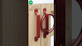 Wooden door latch latch lock gate [upl. by Annek348]