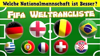 Welche Nationalmannschaft ist stärker  Fußball Quiz 2021 [upl. by Nirrok]