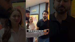 Hania Amir and Zaviyar Spotted at the Poppay Ki Wedding Premier in Karachi  Celebrities  Celebs [upl. by Tarrsus170]