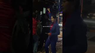 Melayani penumpang dg senyum Tarania pramugari bus indorent busmania indorent pramugaribus [upl. by Adiela719]