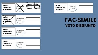 Amministrative 2018  Come funziona il voto disgiunto per le elezioni comunali [upl. by Adriel814]