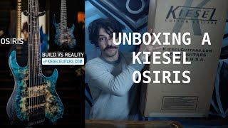 Unboxing a Kiesel Osiris multiscale 8 string [upl. by Rennob951]