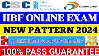 iibf exam question in hindi  Bank bc exam question 2024  iibf live exam today  iibf exam 2024 [upl. by Ellierim]