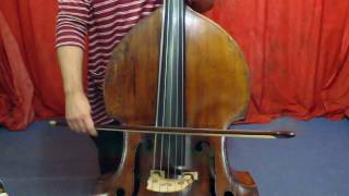 Double Bass Sounds Double Bass Arco legatoNo vibrato Fifth String Low C 6 minutes [upl. by Laamaj]