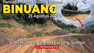 Persiapan Pulang Basamo Kampuang Binuang Jln Muaro Aie Alpa [upl. by Froemming]