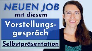 Deutsch lernen Willst du einen NEUEN JOB Perfekte Selbstpräsentation im Vorstellungsgespräch [upl. by Alethea]