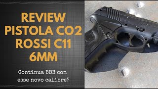 REVIEW Pistola CO2 Rossi C11 6mm [upl. by Virgy]