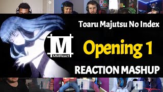 Toaru Majutsu no Index Opening 1  Reaction Mashup [upl. by Conley]