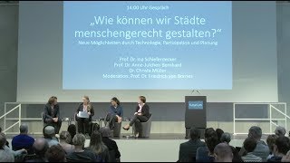 quotWie können wir Städte menschengerecht gestaltenquot Schieferdecker Bernhard Müller von Borries [upl. by Ainel]